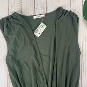 SOLD | no brand + body suit + dark green